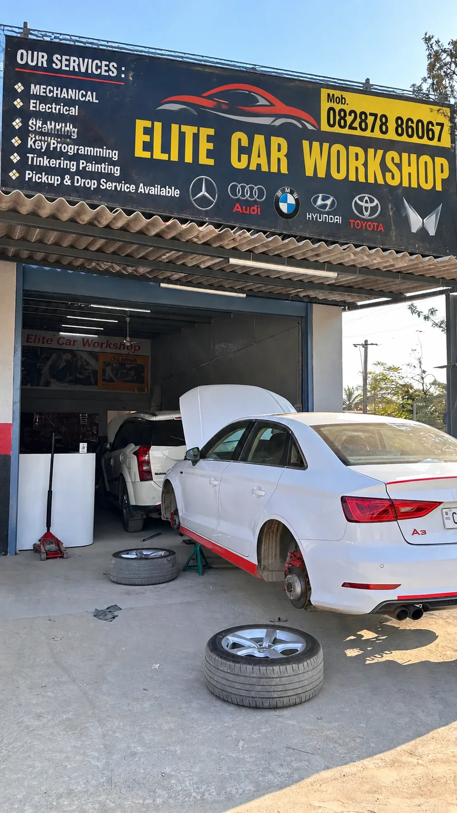 Elite Car Workshop storefront at Sector 56, Golf Course Road, Gurugram, Haryana, IN, 122011